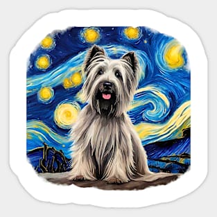 Skye Terrier Night Sticker